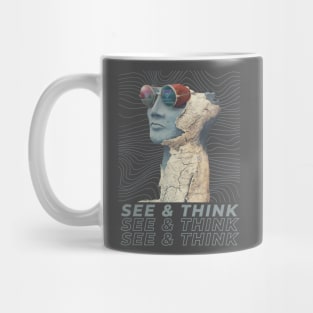 See and think Mug